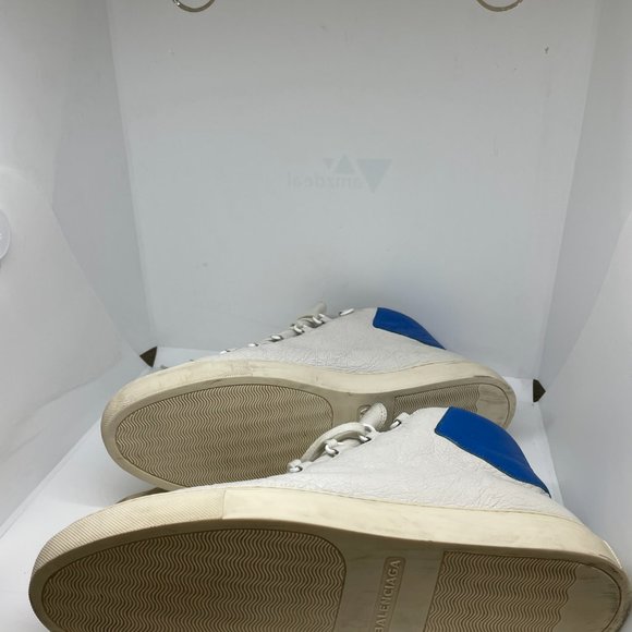 Balenciaga Arena Highs - Blanc / Bleu  Men's Sneakers - Picture 11 of 14